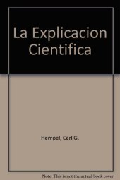 book La explicacion cientifica