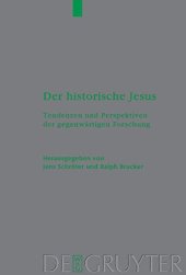 book Der Historische Jesus. Tendenzen und Perspektiven der gegenwärtigen Forschung