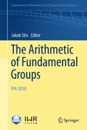 book The Arithmetic of Fundamental Groups: PIA 2010