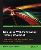 book Kali Linux Web Penetration Testing Cookbook