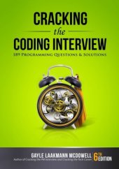 book Cracking the Coding Interview: 189 Programming Questions and Solutions