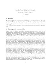 book Joyal’s Proof of Cayley’s Formula