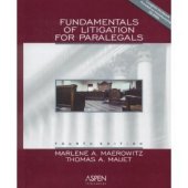 book Fundamentals of Litigation for Paralegals