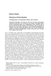 book Moskaus Schlachtpläne : Hintergründe zu Russlands Krieg in der Ukraine