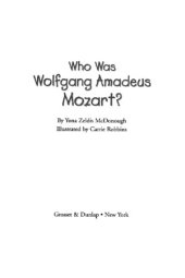 book Who Was Wolfgang Amadeus Mozart