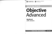 book Objective Advanced Workbook with Answers with Audio CD