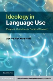 book Ideology in Language Use  Pragmatic Guidelines for Empirical Research