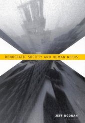 book Democratic Society and Human Needs