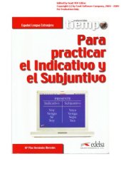 book Tiempo para practicar el indicativo y el subjuntivo