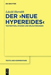 book Der "Neue Hypereides": Textedition, Studien und Erläuterungen