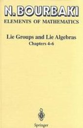 book Lie groups and Lie algebras, Part III  (ch. 7-9)