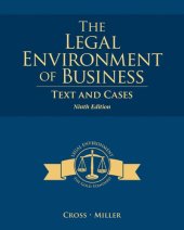 book The Legal Environment of Business: Text and Cases