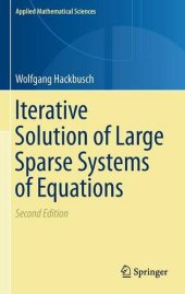 book Iterative Solution of Large Sparse Systems of Equations