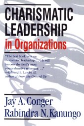 book Charismatic Leadership in Organizations