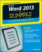 book Word 2013 eLearning Kit For Dummies