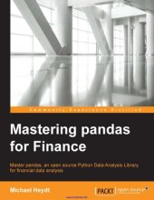 book Mastering pandas for Finance: Master pandas, an open source Python Data Analysis Library, for financial data analysis