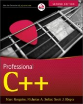 book Professional C++, 2nd Edition