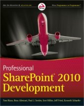 book Professional SharePoint 2010 Development