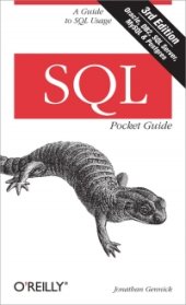 book SQL Pocket Guide, 3rd Edition: A Guide to SQL Usage