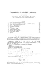 book Palestra matematica del 3 e 10 novembre 2003: Minicorso intensivo di geometria algebrica in 9 minilezioni e 33 e più esercizi