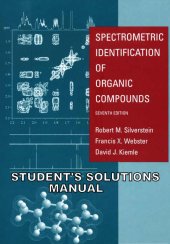 book Solutions Manual for Spectrometric Identification of Organic Compounds