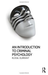 book An Introduction to Criminal Psychology