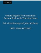 book Oxford English for Electronics