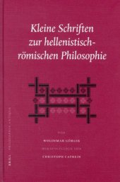 book Kleine Schriften zur hellenistisch-römischen Philosophie