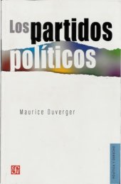 book Los partidos políticos