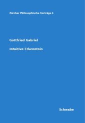 book Intuitive Erkenntnis