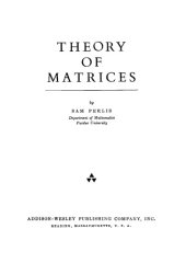 book Theory of Matrices