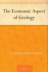 book The Economic Aspect of Geology