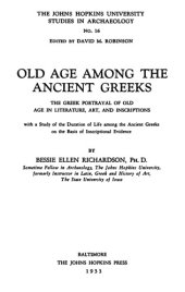 book Old age among the ancient Greeks