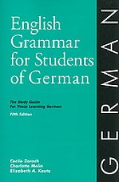 book English grammar for students of German : the study guide for those learning German