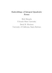 book Embeddings of Integral Quadratic Forms