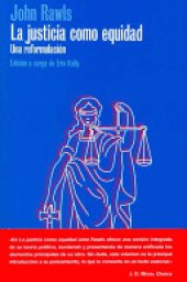 book La justicia como equidad: una reformulación