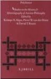 book Polyhistor: Studies in the History and Historiography of Ancient Philosophy. Presented to Jaap Mansfeld on His Sixtieth Birthday