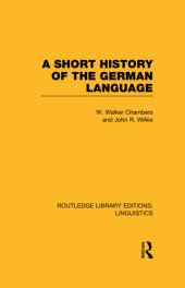 book A Short History of the German Language