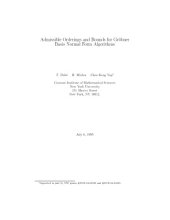 book Admissible orderings and bounds for Gröbner basis normal form algorithms