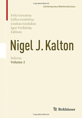 book Nigel J. Kalton Selecta