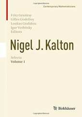 book Nigel J. Kalton Selecta