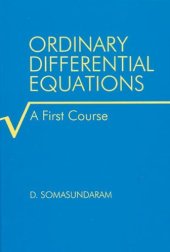 book Ordinary Differential Equations: A First Course