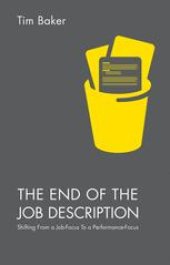 book The End of the Job Description: Shifting from a Job-Focus to a Performance-Focus