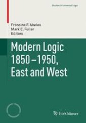 book Modern Logic 1850-1950, East and West