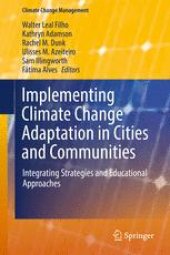 book Implementing Climate Change Adaptation in Cities and Communities: Integrating Strategies and Educational Approaches