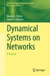 book Dynamical Systems on Networks: A Tutorial