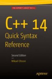 book C++ 14 Quick Syntax Reference