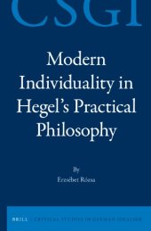 book Modern Individuality in Hegel’s Practical Philosophy