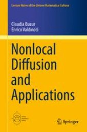 book Nonlocal Diffusion and Applications