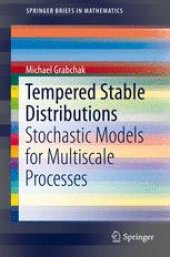 book Tempered Stable Distributions: Stochastic Models for Multiscale Processes